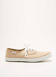 Baskets bout rond bout rond beige VICTORIA unisexe