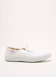 Baskets bout rond bout rond blanc VICTORIA unisexe
