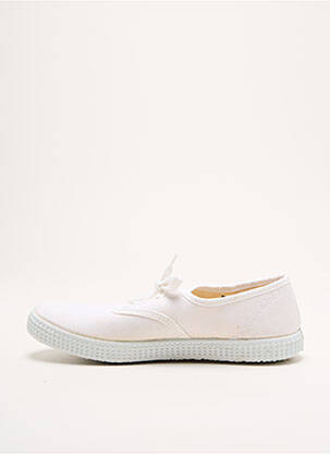 Baskets bout rond bout rond blanc VICTORIA unisexe