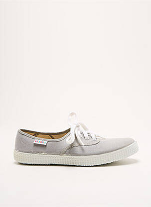 Baskets bout rond bout rond gris VICTORIA unisexe