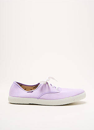 Baskets bout rond bout rond violet VICTORIA unisexe