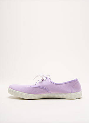 Baskets bout rond bout rond violet VICTORIA unisexe