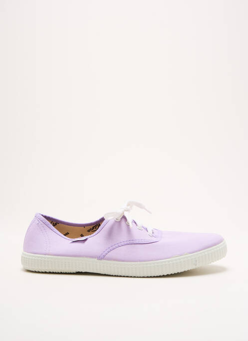 Baskets bout rond bout rond violet VICTORIA unisexe