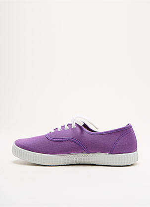 Baskets bout rond bout rond violet VICTORIA unisexe