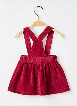 Robe mi-longue sans manche sans manche rose ELLE EST OU LA MER fille