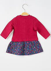 Robe mi-longue rose ELLE EST OU LA MER pour fille seconde vue