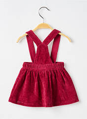 Robe mi-longue rose ELLE EST OU LA MER pour fille seconde vue