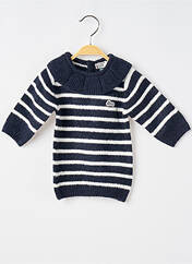 Robe pull bleu ELLE EST OU LA MER pour fille seconde vue