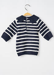 Robe pull bleu ELLE EST OU LA MER pour fille seconde vue