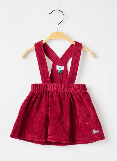 Robe mi-longue sans manche sans manche rose ELLE EST OU LA MER fille