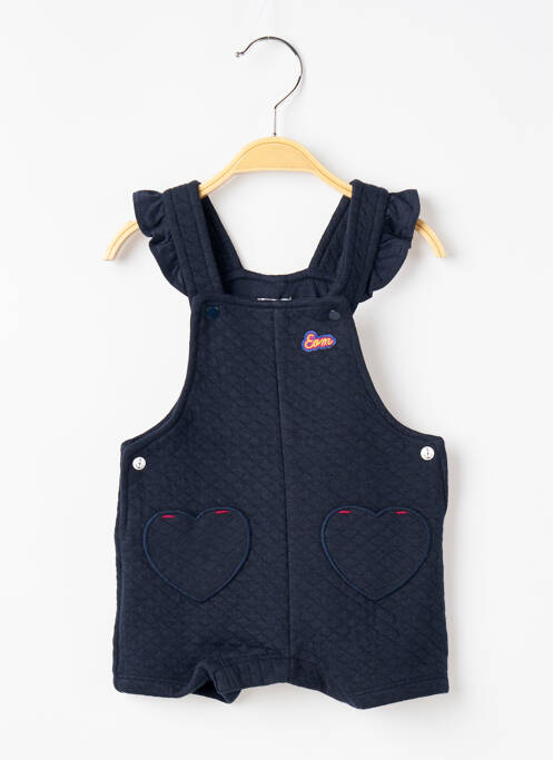 Combishort bleu ELLE EST OU LA MER pour fille