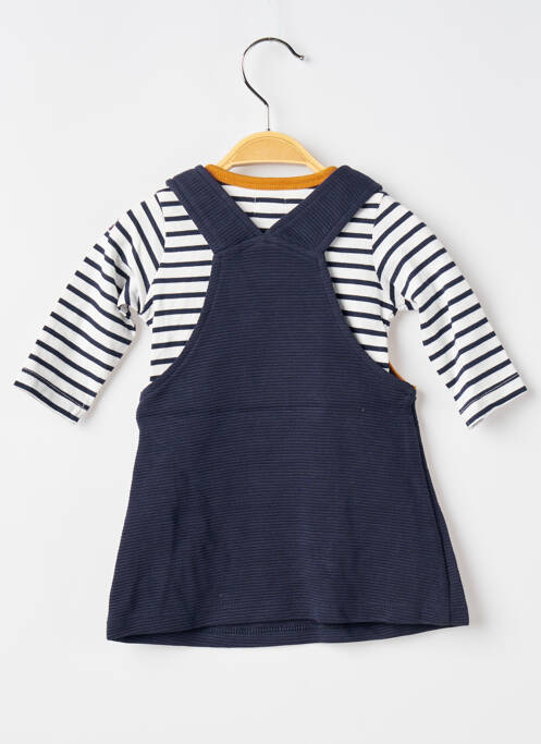 Ensemble robe bleu ELLE EST OU LA MER fille