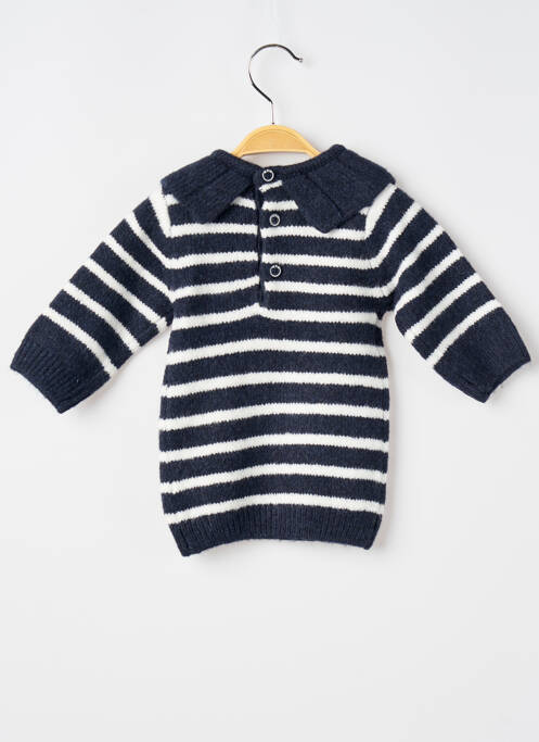 Robe pull bleu ELLE EST OU LA MER pour fille