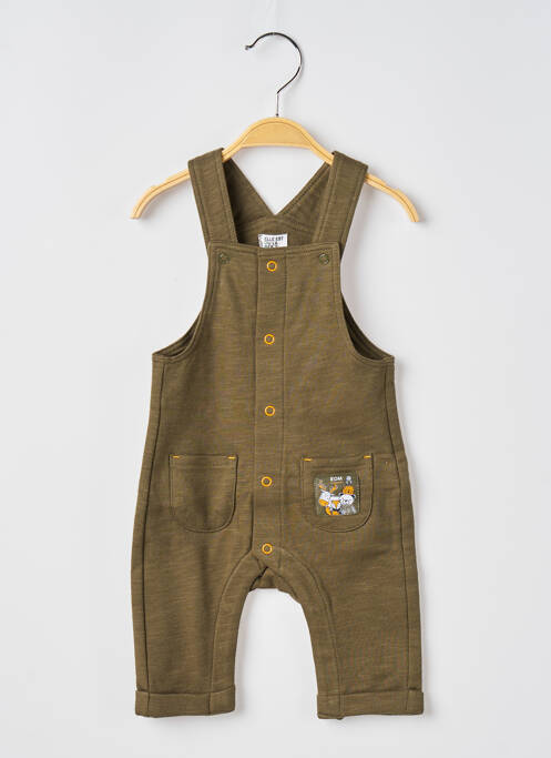 Salopette vert ELLE EST OU LA MER pour garçon