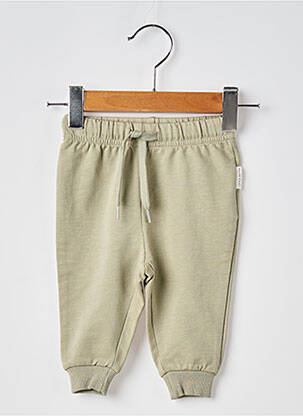 Jogging poches taille élastique vert LITTLE DUTCH enfant