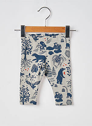 Legging stretch taille élastique bleu MOULIN ROTY fille