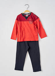 Ensemble pantalon taille élastique orange ELLE EST OU LA MER garcon
