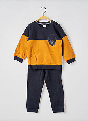 Ensemble pantalon taille élastique jaune ELLE EST OU LA MER garçon