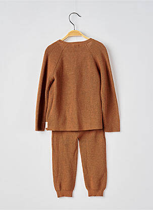 Ensemble pantalon manches longues marron LITTLE DUTCH fille