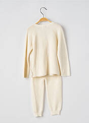 Ensemble pantalon beige LITTLE DUTCH pour fille seconde vue