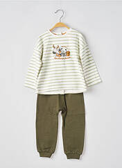 Ensemble pantalon vert ELLE EST OU LA MER pour fille seconde vue