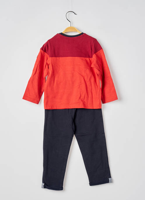 Ensemble pantalon taille élastique orange ELLE EST OU LA MER garcon