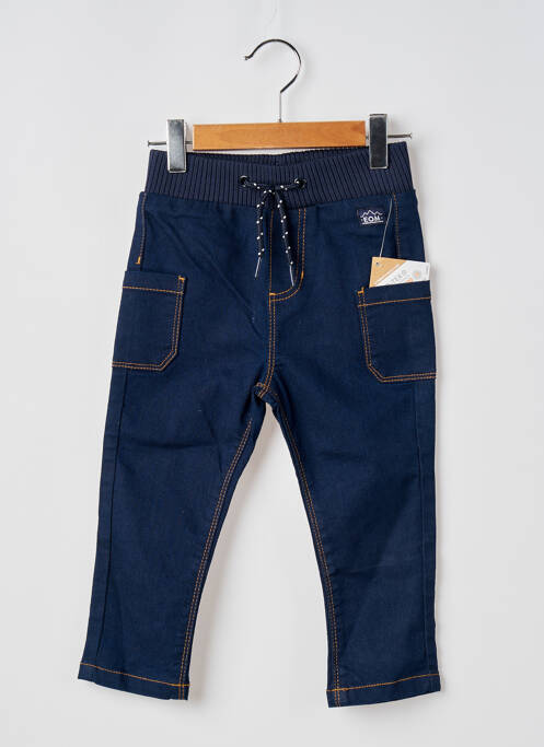 Jeans coupe slim bleu ELLE EST OU LA MER pour garçon