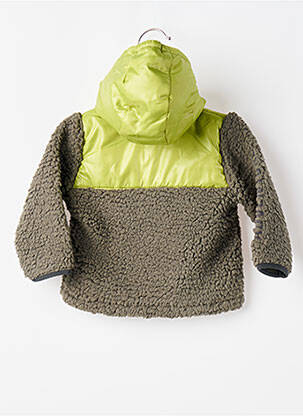 Manteau court poches a capuche vert BOBOLI garçon