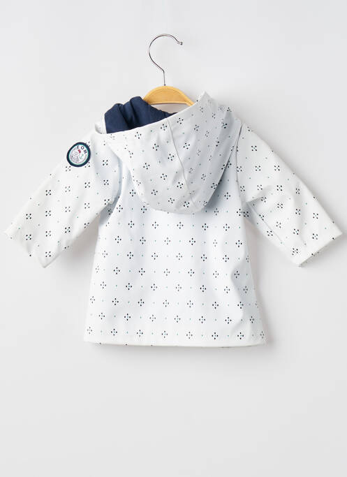 Imperméable blanc ELLE EST OU LA MER pour enfant
