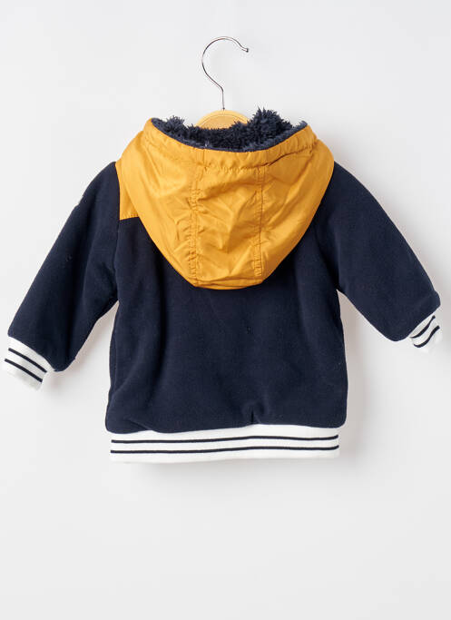 Manteau court bleu ELLE EST OU LA MER pour garçon