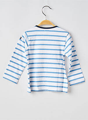 T-shirt manches longues manches longues bleu ELLE EST OU LA MER enfant