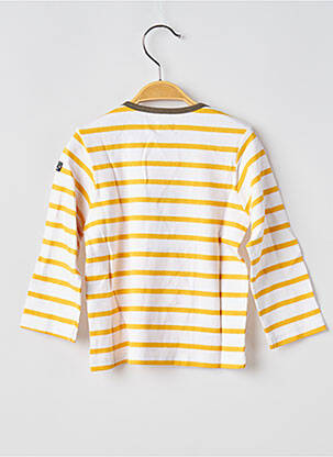 T-shirt manches longues manches longues jaune ELLE EST OU LA MER enfant