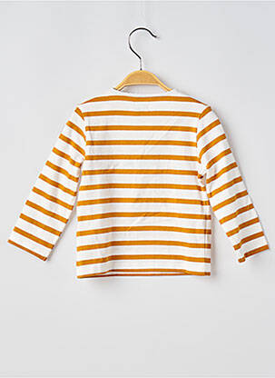 T-shirt manches longues manches longues jaune ELLE EST OU LA MER enfant