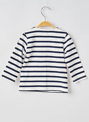 T-shirt manches longues manches longues bleu ELLE EST OU LA MER enfant