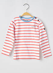 Polo orange ELLE EST OU LA MER pour enfant seconde vue