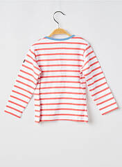 Polo orange ELLE EST OU LA MER pour enfant seconde vue