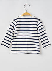 T-shirt bleu ELLE EST OU LA MER pour enfant seconde vue