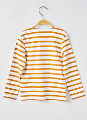 T-shirt jaune ELLE EST OU LA MER pour enfant seconde vue