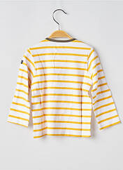 T-shirt jaune ELLE EST OU LA MER pour enfant seconde vue