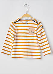 T-shirt jaune ELLE EST OU LA MER pour enfant seconde vue