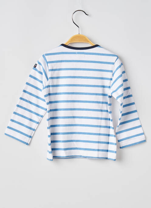 T-shirt manches longues manches longues bleu ELLE EST OU LA MER enfant