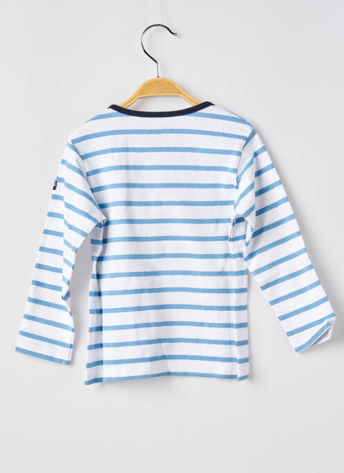 Polo bleu ELLE EST OU LA MER pour enfant