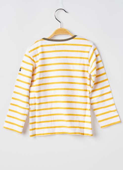 Polo jaune ELLE EST OU LA MER pour enfant
