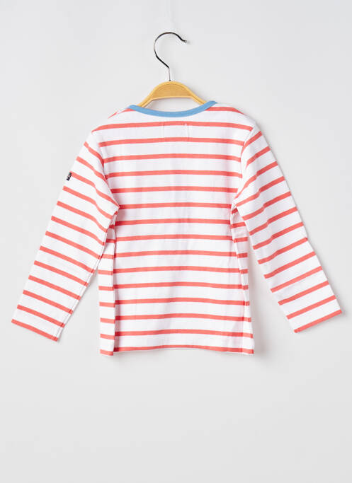 Polo orange ELLE EST OU LA MER pour enfant