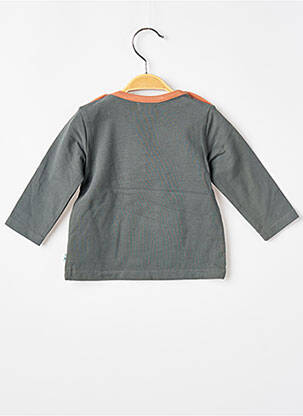 T-shirt manches longues manches longues vert MOULIN ROTY garçon