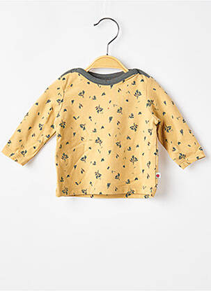 T-shirt manches longues manches longues jaune MOULIN ROTY garçon