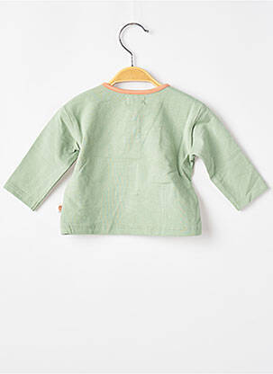 T-shirt manches longues manches longues vert MOULIN ROTY garçon