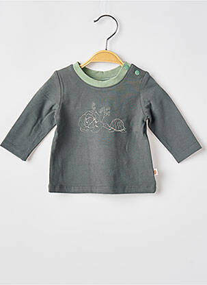 Sous-pull col rond manches longues gris MOULIN ROTY garçon