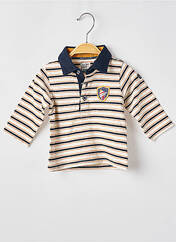 Polo beige ELLE EST OU LA MER pour garçon seconde vue