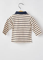 Polo beige ELLE EST OU LA MER pour garçon seconde vue